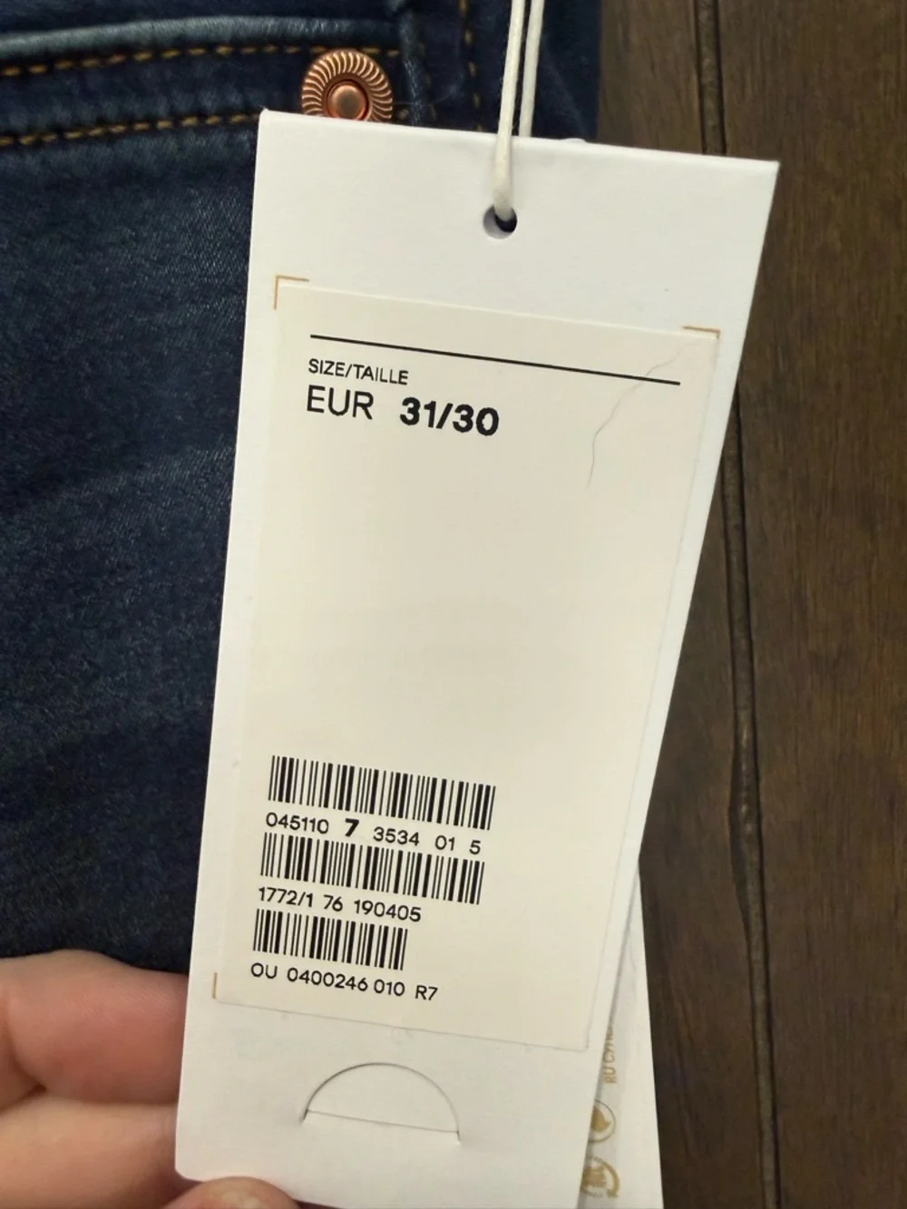 H&M slim fit
